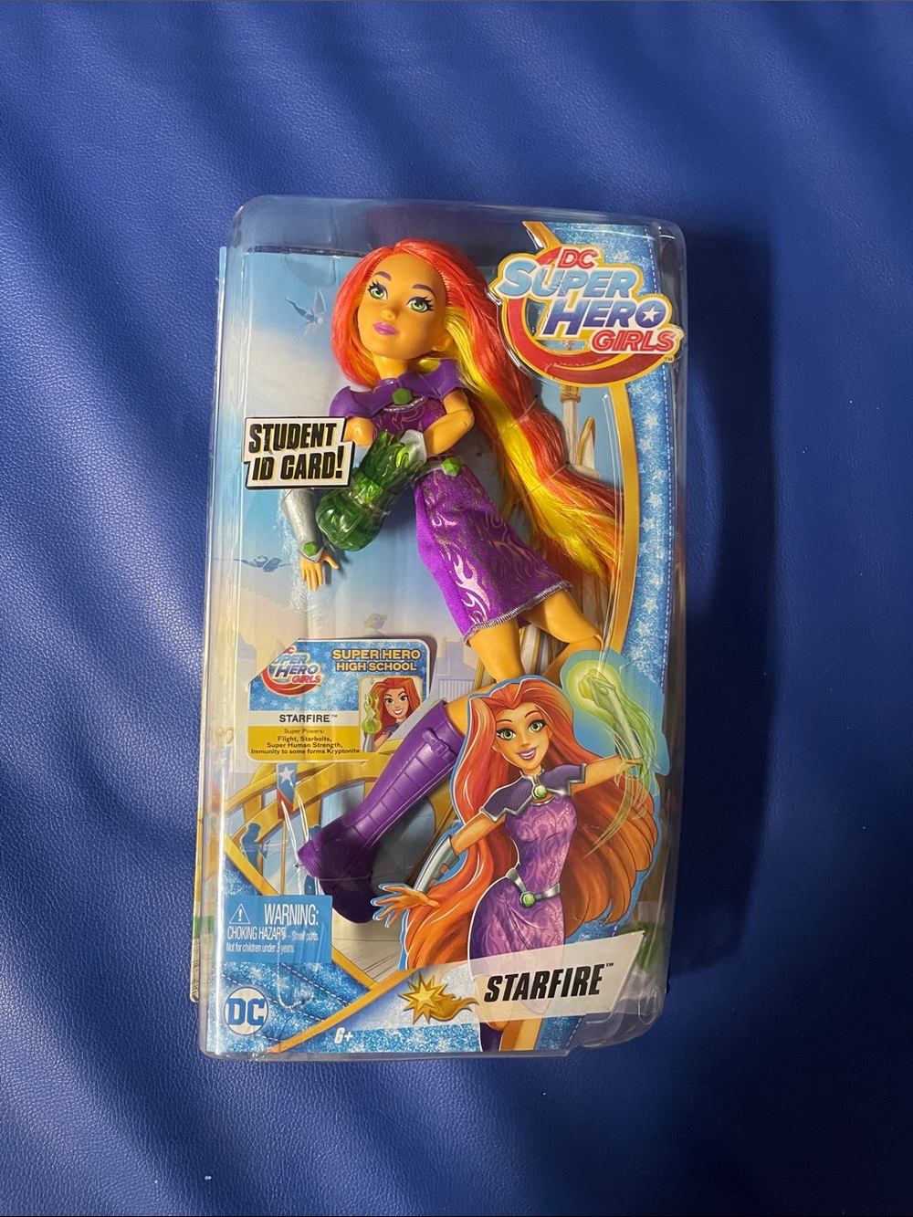 DC Super Hero Girls Starfire Doll - Purple Dress with Orange Hair